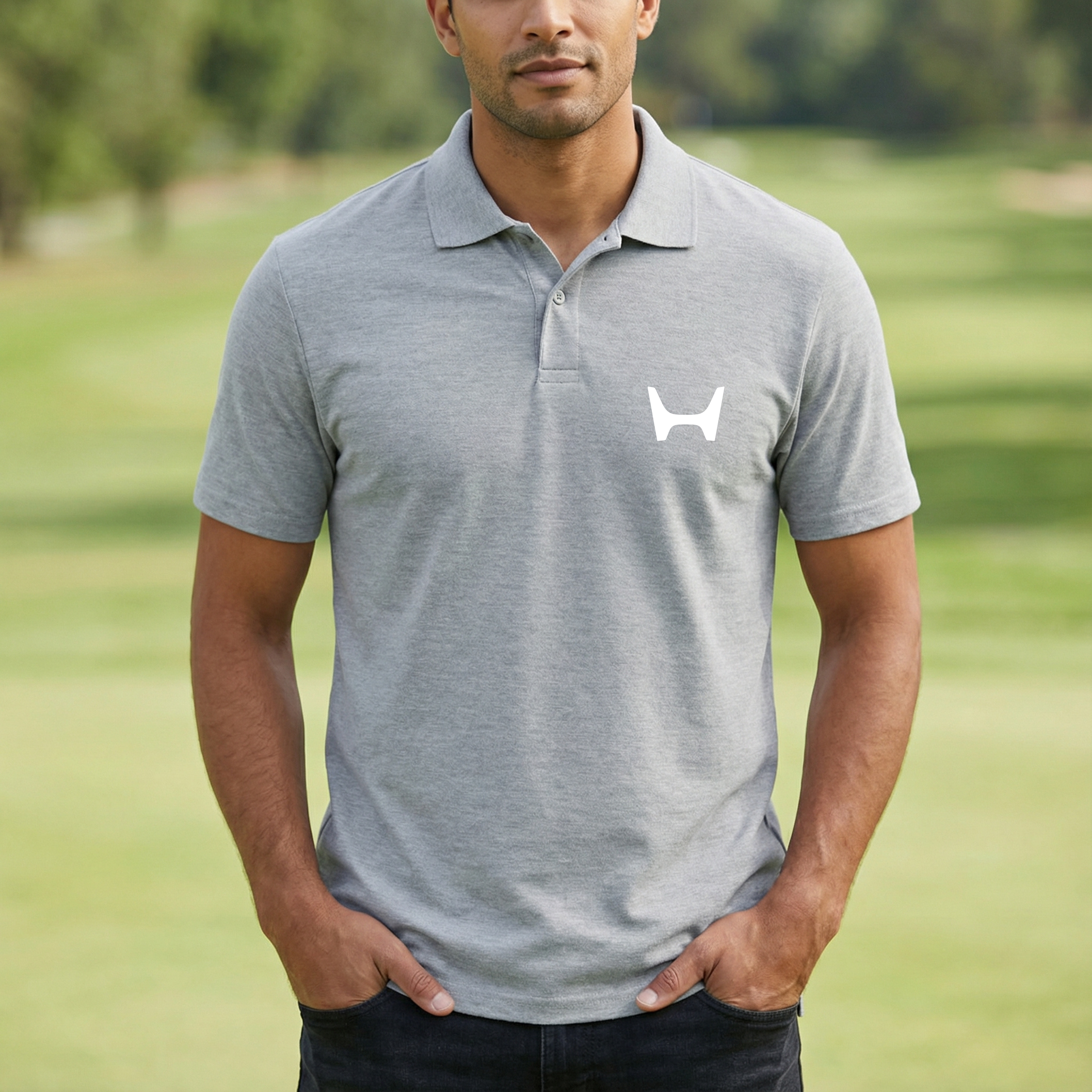 Polo With White New Honda Logo