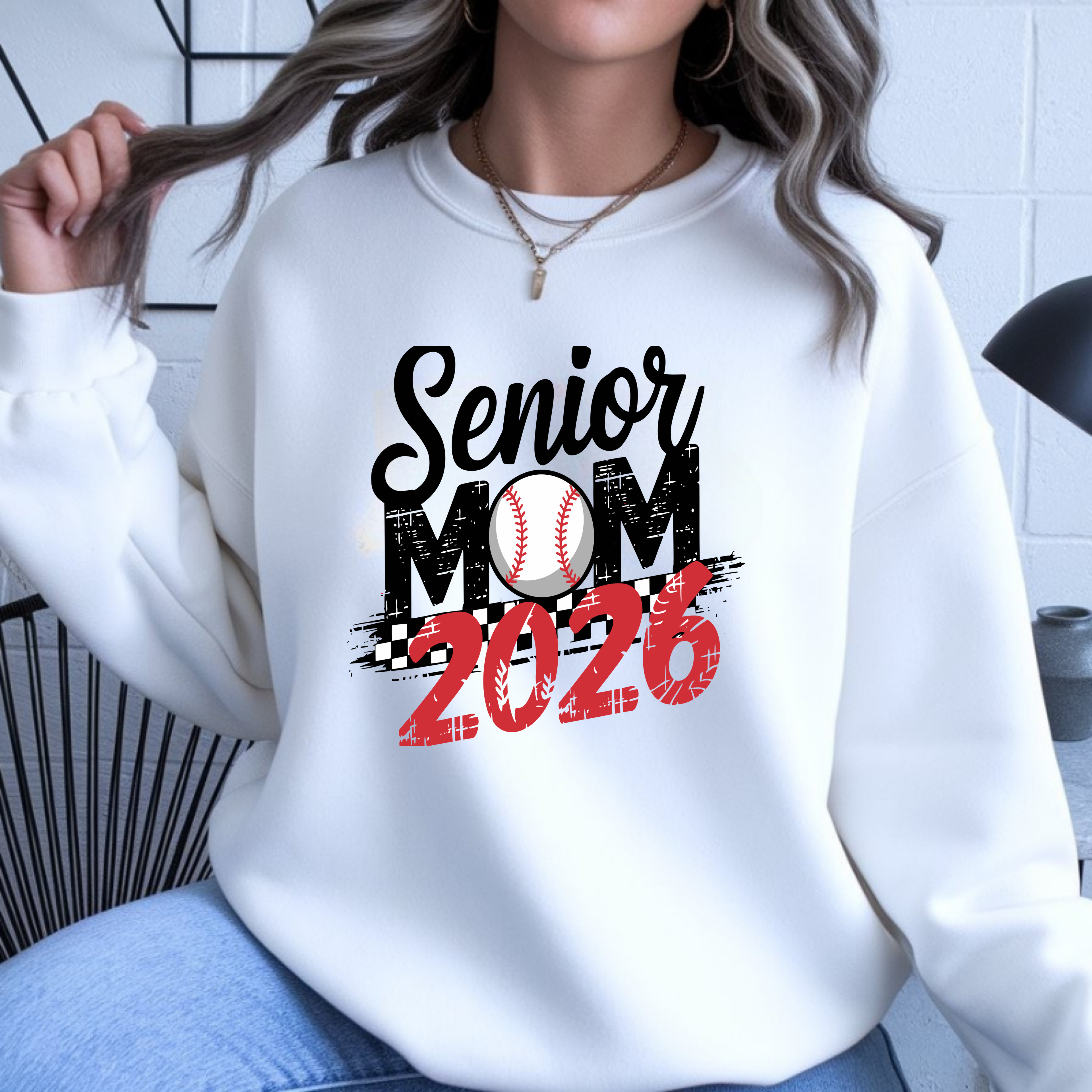 Senior Mom 2026 Baseball Shirt