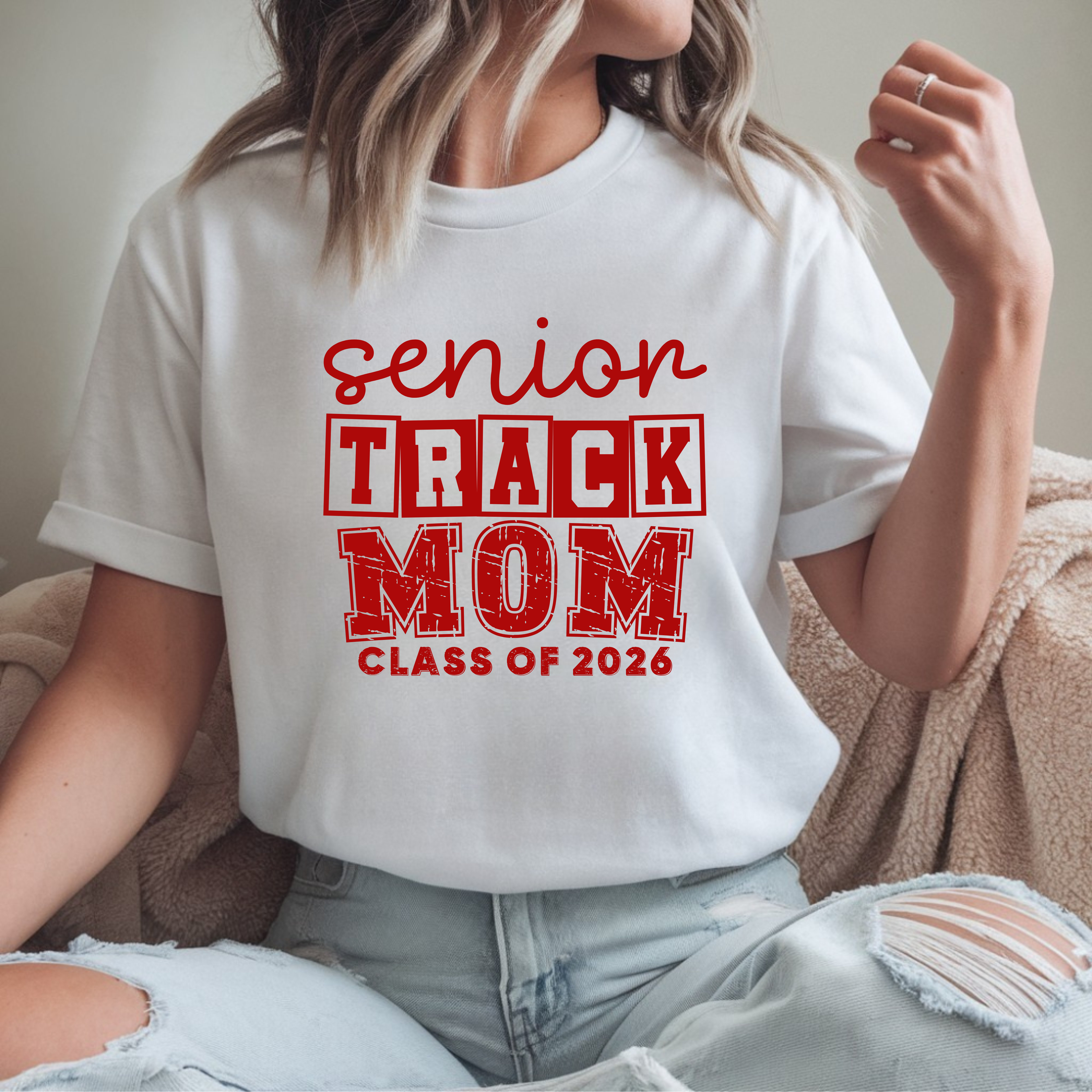 Senior Track Mom Class of 2026 Shirt