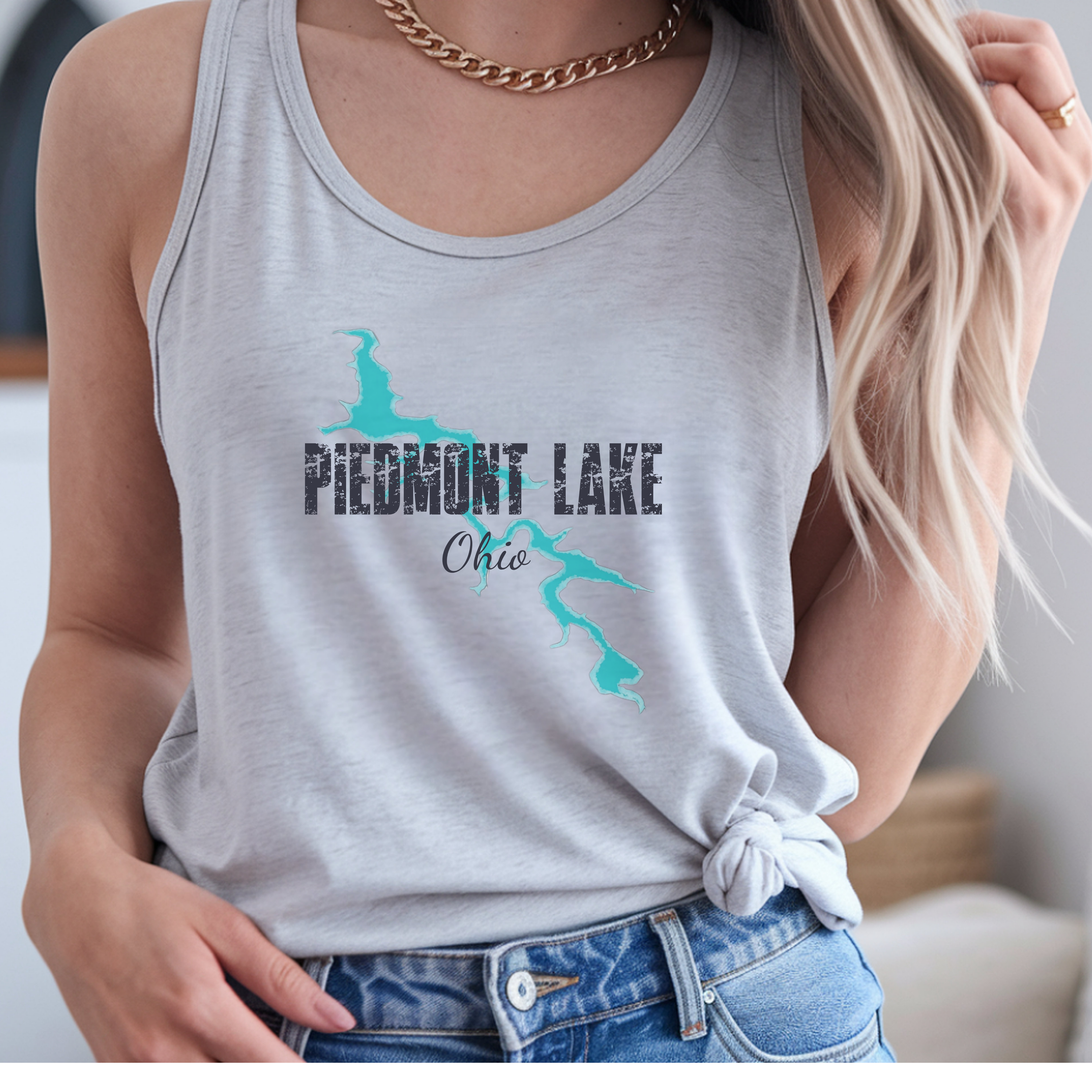 Piedmont Lake tank top