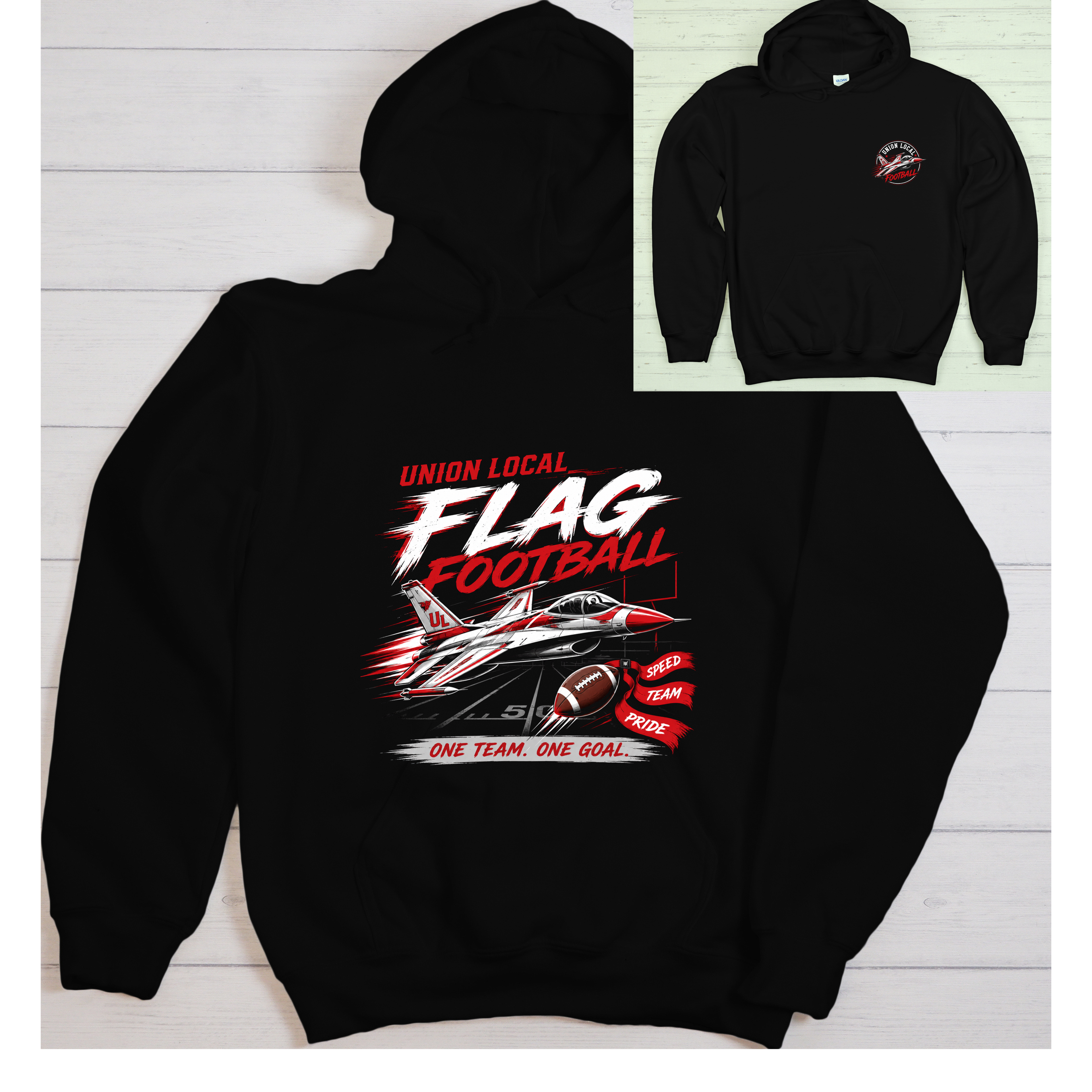Union Local Flag Football Shirts