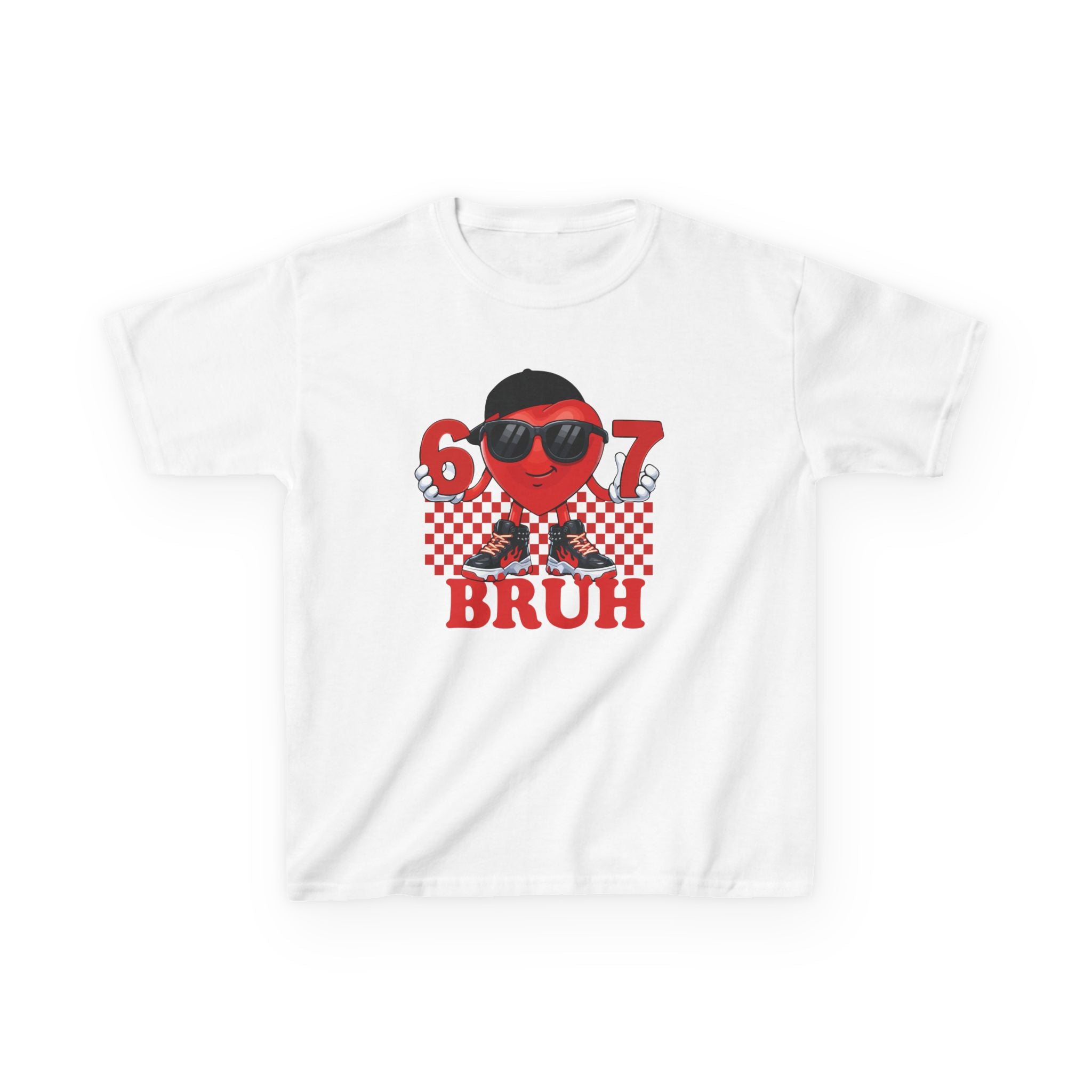 Boy 6 7 Bruh Valentine's Day shirt