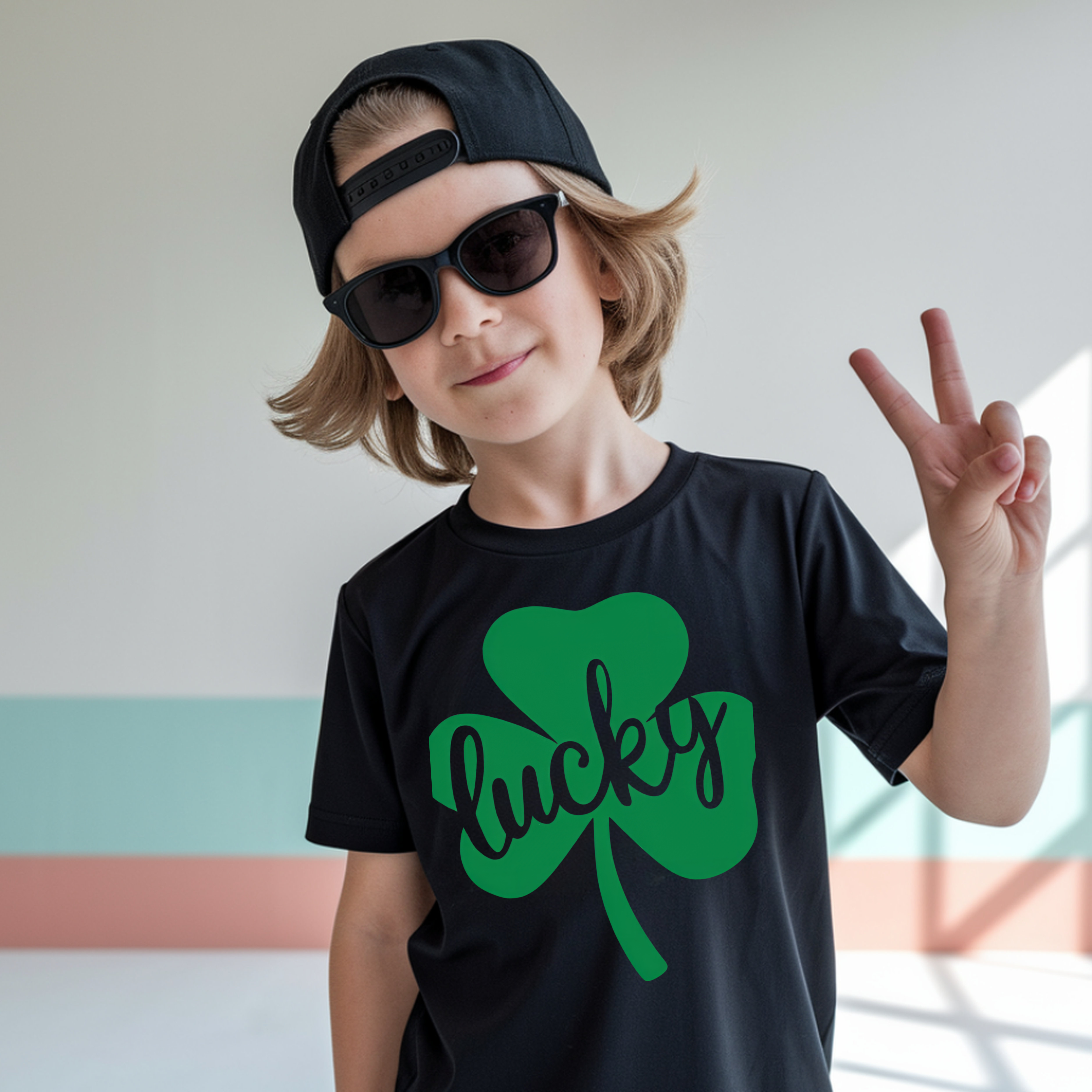 Boys Lucky St Patty Shirt