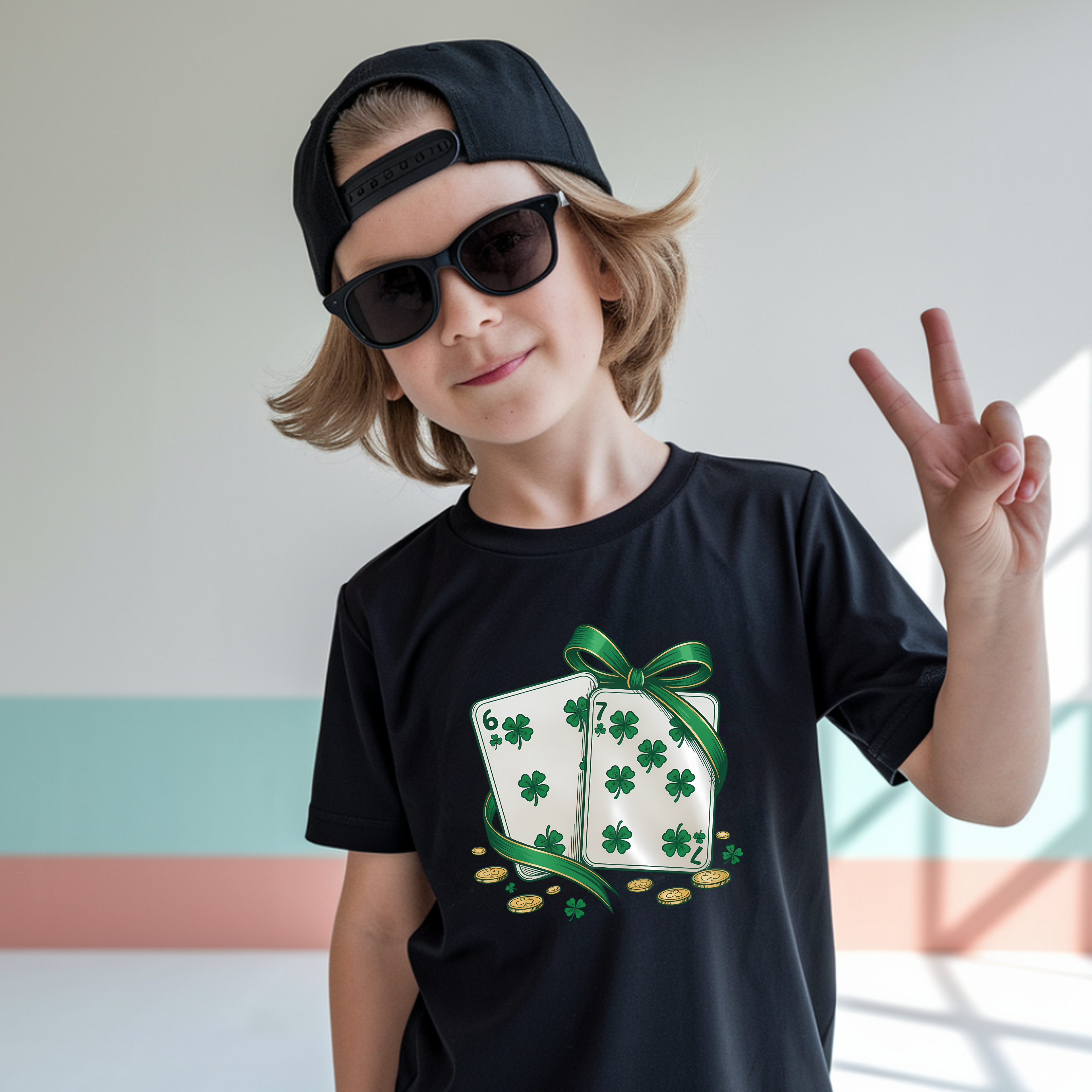 Boys 6 7 St Patty Shirt