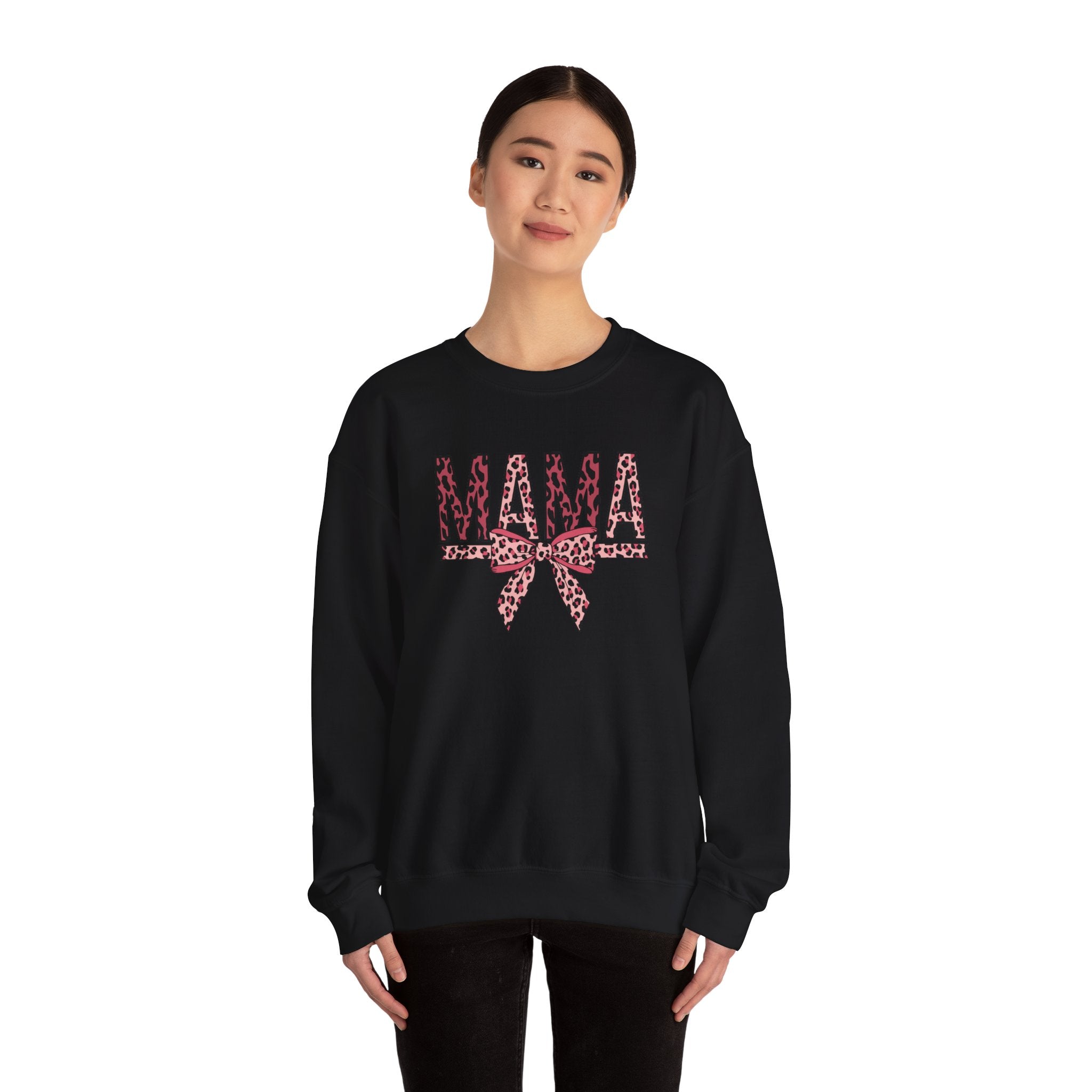 Mama with bow sweatshirt