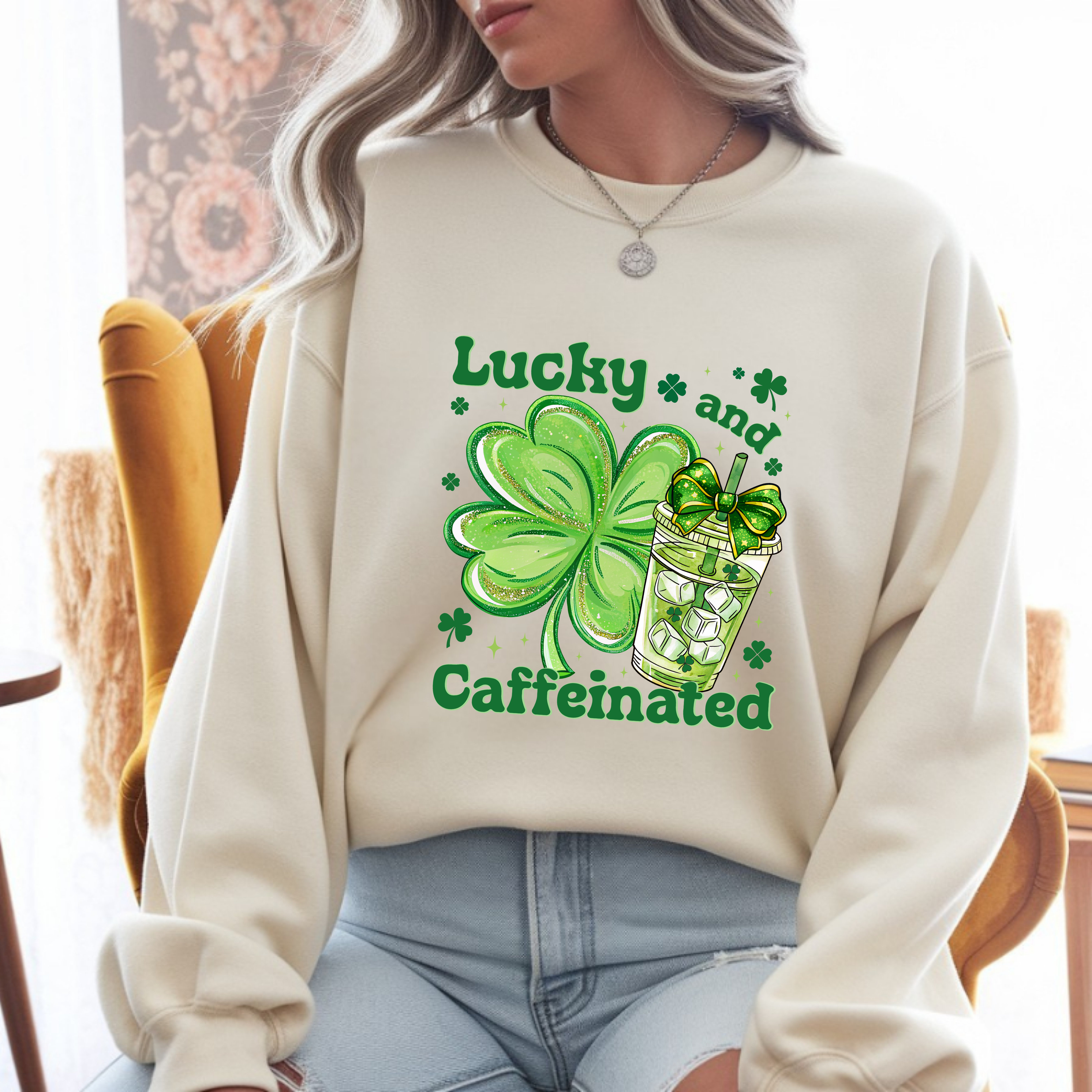Lucky and Caffeinated Shirts