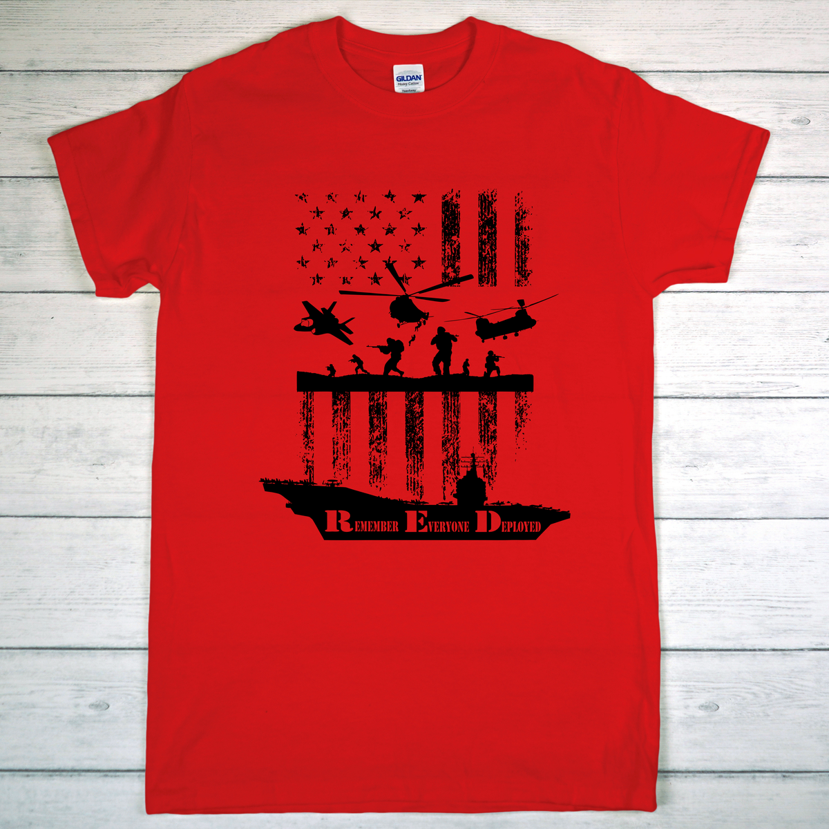 R.E.D Helicopter shirt