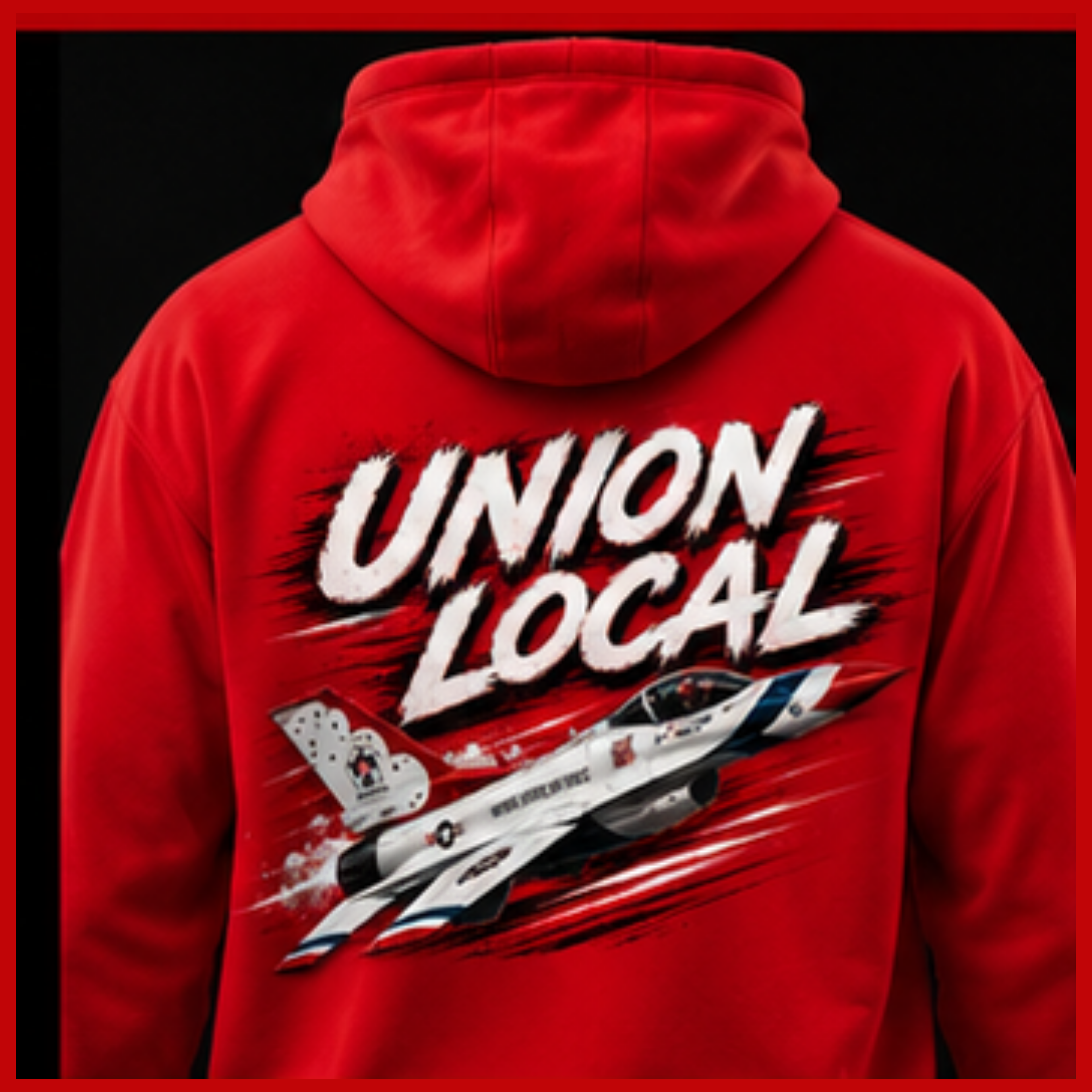 Union Local Thunderbird Hoodie w/ small logo on front