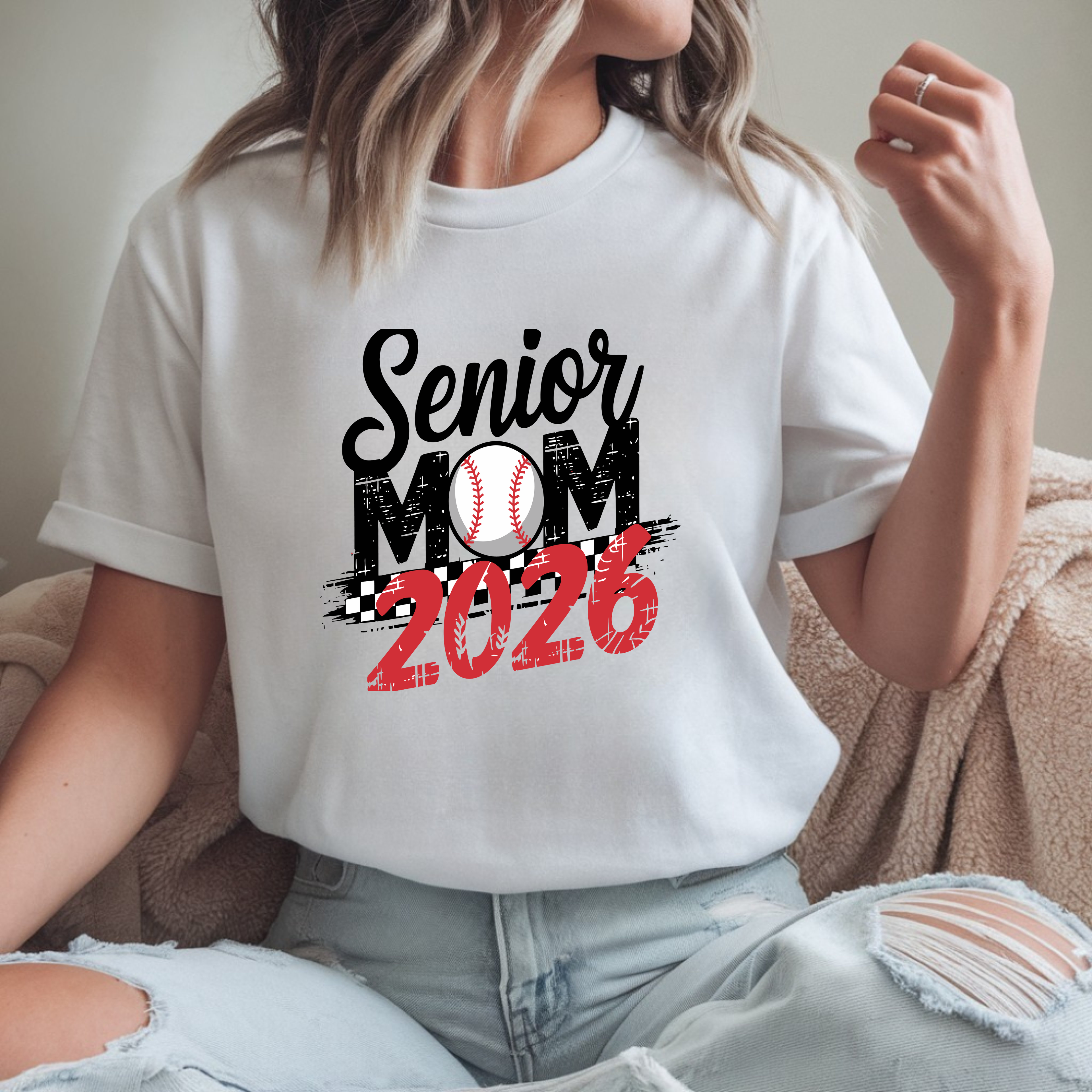 Senior Mom 2026 Baseball Shirt