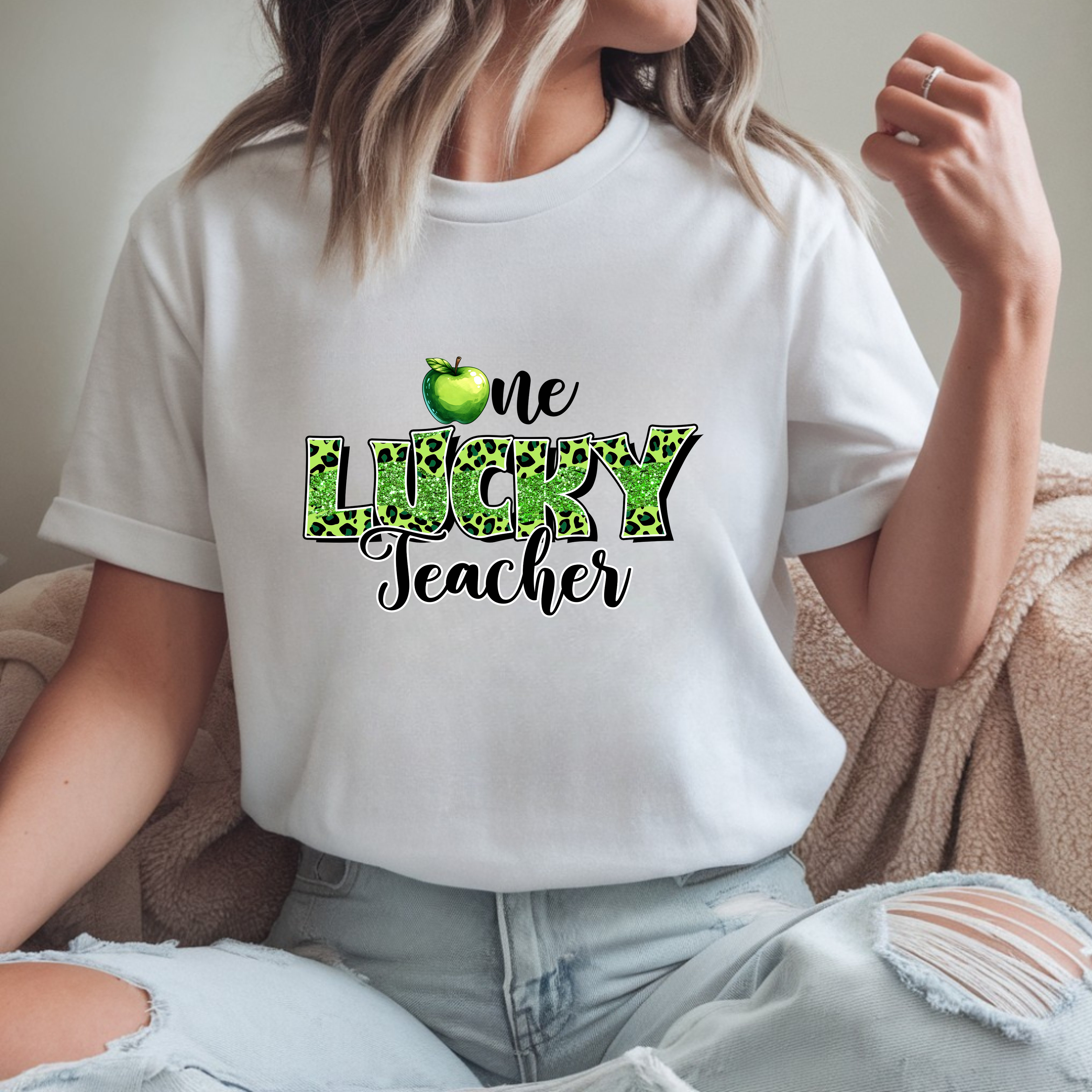 One Lucky Teacher St Patty Shirts