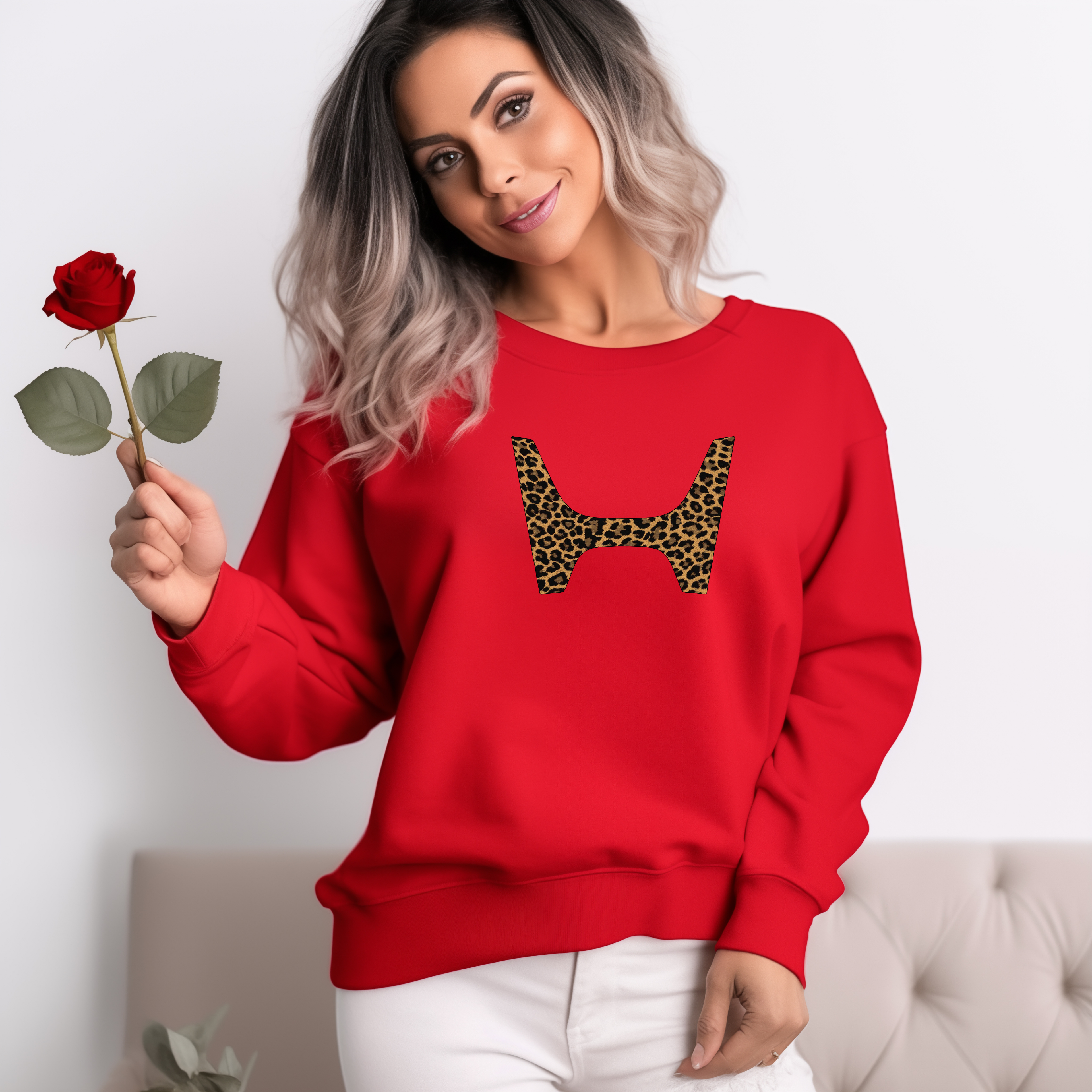 Cheetah Honda Logo Crewneck