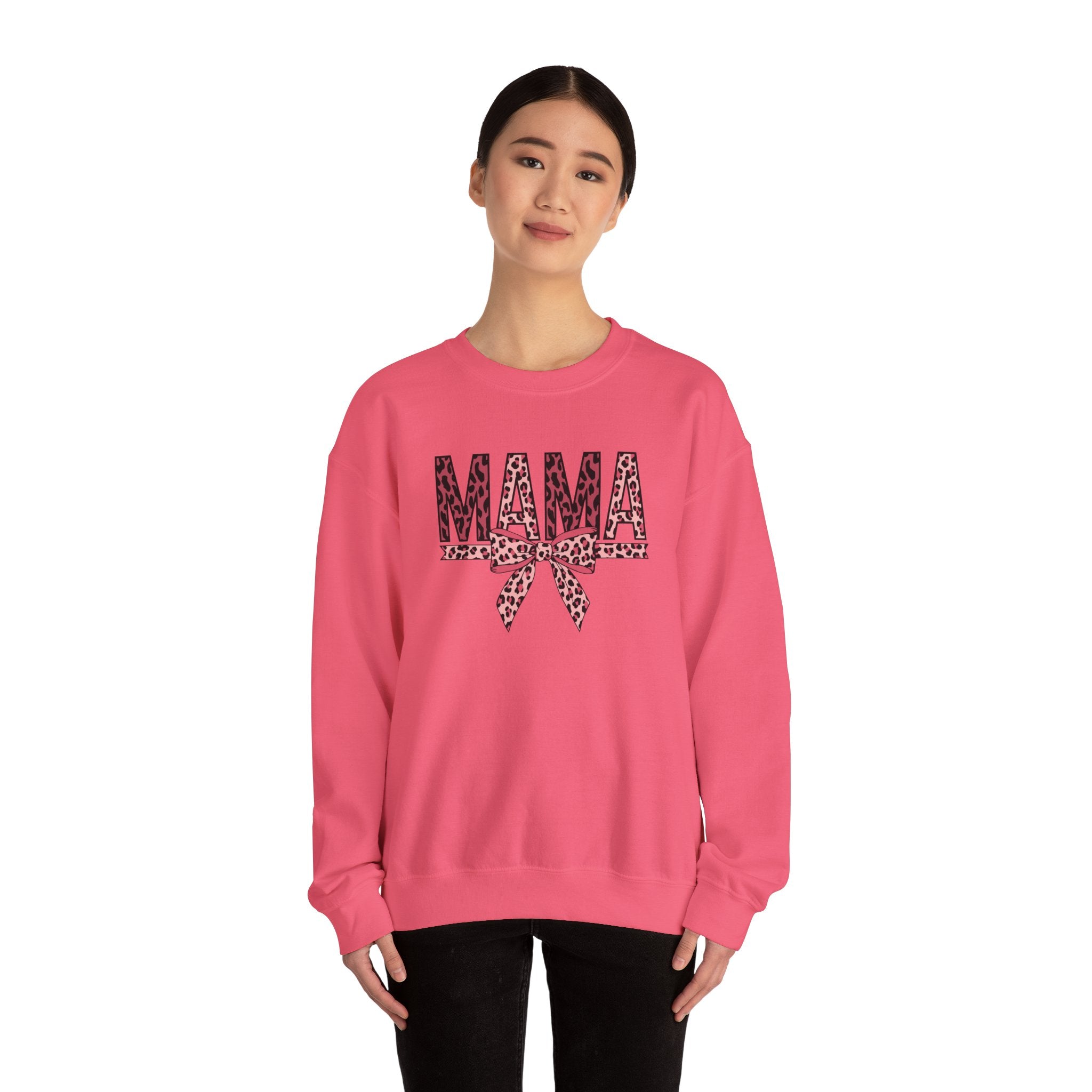 Mama with bow sweatshirt