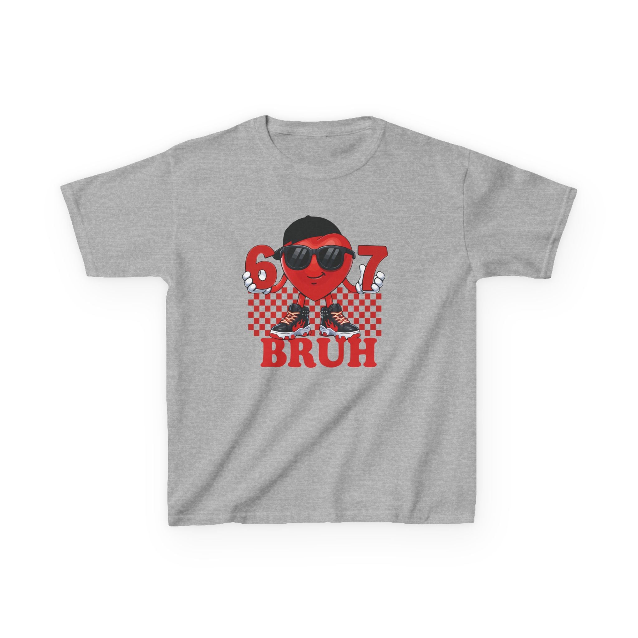 Boy 6 7 Bruh Valentine's Day shirt