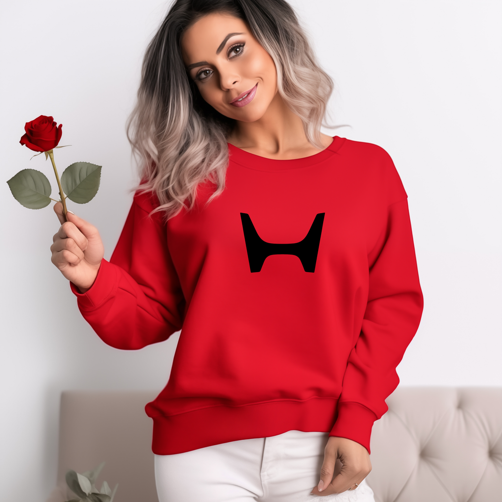 Black Honda Crewneck