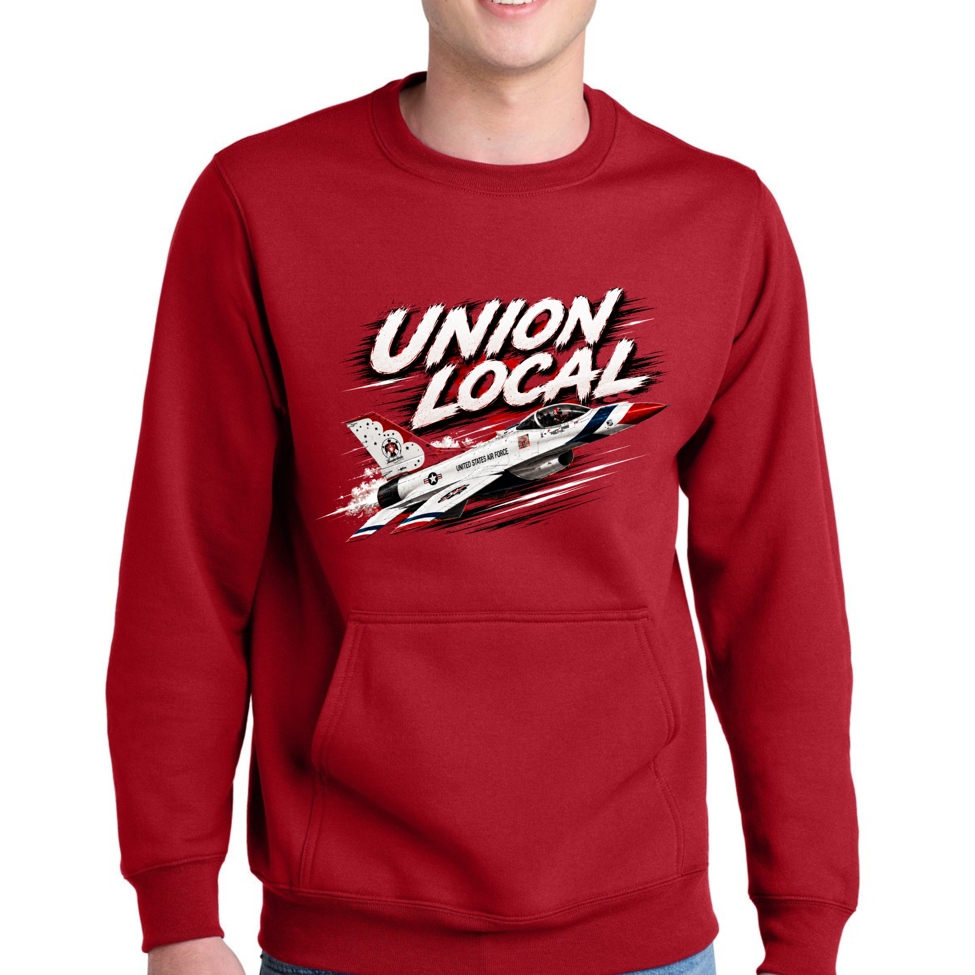 Union Local Thunderbird Crew Neck w/ Pouch Pocket